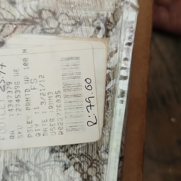 Pottery Barn Paisley Printed sheer curtain - Picture 3 of 3